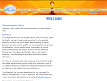 Tablet Screenshot of claruswax.com